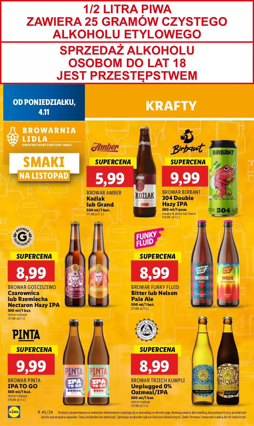 Gazetka promocyjna Lidl - GAZETKA - ważna 04.11 do 06.11.2024 - strona 50 - produkty: Gra, Lack, Piwa, Top