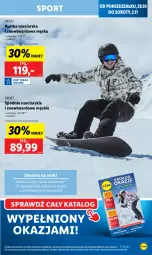 Gazetka promocyjna Lidl - GAZETKA - Gazetka - ważna od 06.11 do 06.11.2024 - strona 13 - produkty: Snowboard, Por, Kurtka, Sport, Spodnie, Narty