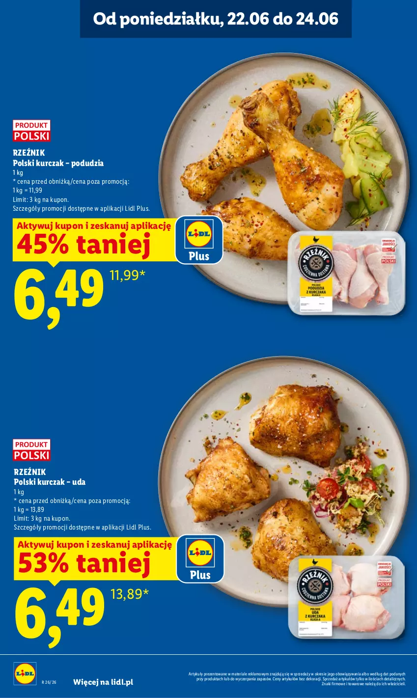 Gazetka promocyjna Lidl - Gazetka ważna od 22.06 do 24.06 - ważna 22.06 do 24.06.2026 - strona 2 - produkty: Kurczak