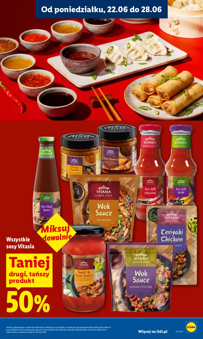 Gazetka promocyjna Lidl - Gazetka ważna od 22.06 do 24.06 - ważna 22.06 do 24.06.2026 - strona 45 - produkty: Sos