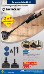 Gazetka promocyjna Lidl - Gazetka ważna od 22.06 do 24.06 - Gazetka - ważna od 24.06 do 24.06.2026 - strona 32 - produkty: Silvercrest, Odkurzacz, Mop, Rura, Kuchnia, Szczotka, Akumulator
