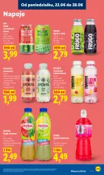 Gazetka promocyjna Lidl - Gazetka ważna od 22.06 do 24.06 - Gazetka - ważna od 24.06 do 24.06.2026 - strona 73 - produkty: Lemoniada, Kawa, Napoje, Pomelo, Napój izotoniczny, Limonka, Oshee, Arbuz, Napój, Melon, Mięta, Liczi, Grejpfrut, Hortex