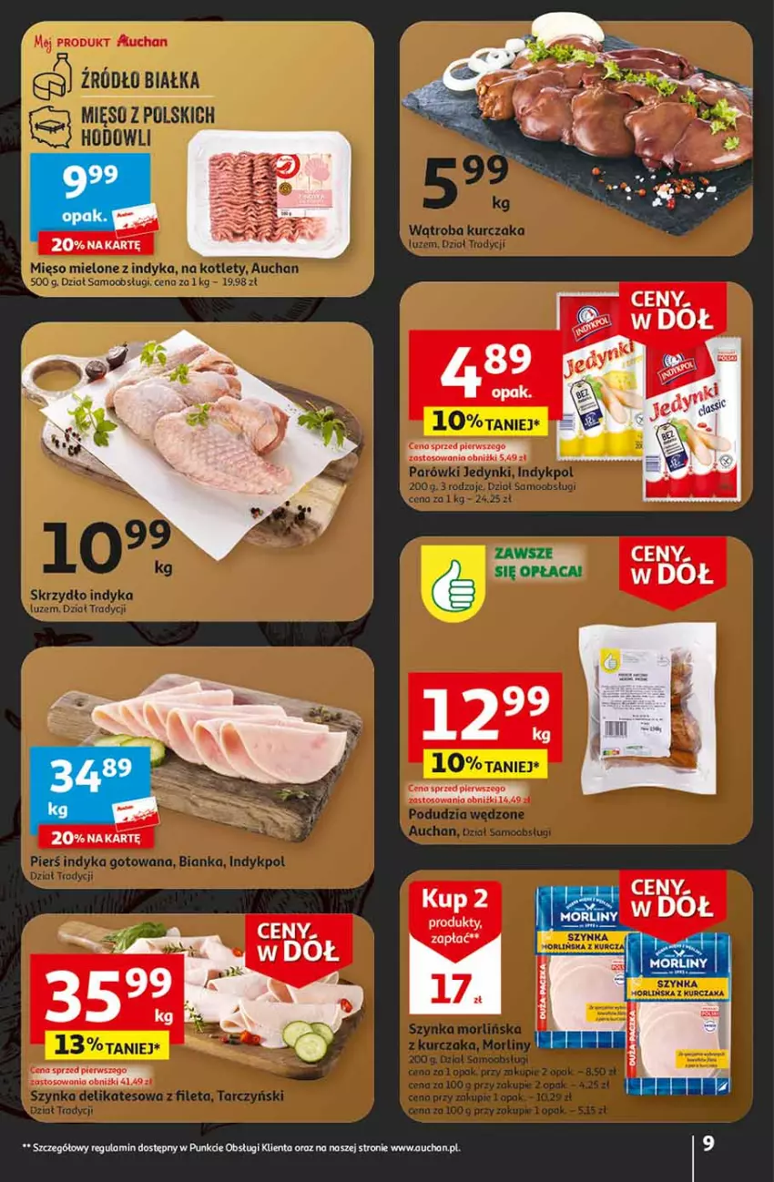 Gazetka promocyjna Auchan - Gazetka Ceny w dół Część 2 Hipermarket Auchan - ważna 11.01 do 17.01.2024 - strona 9 - produkty: Fa