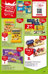 Gazetka promocyjna Auchan - Gazetka Ceny w dół Część 2 Hipermarket Auchan - Gazetka - ważna od 17.01 do 17.01.2024 - strona 25 - produkty: Ciastka, Krakus, Gerber, Wawel, Baton, Haribo, Krakuski, Milka