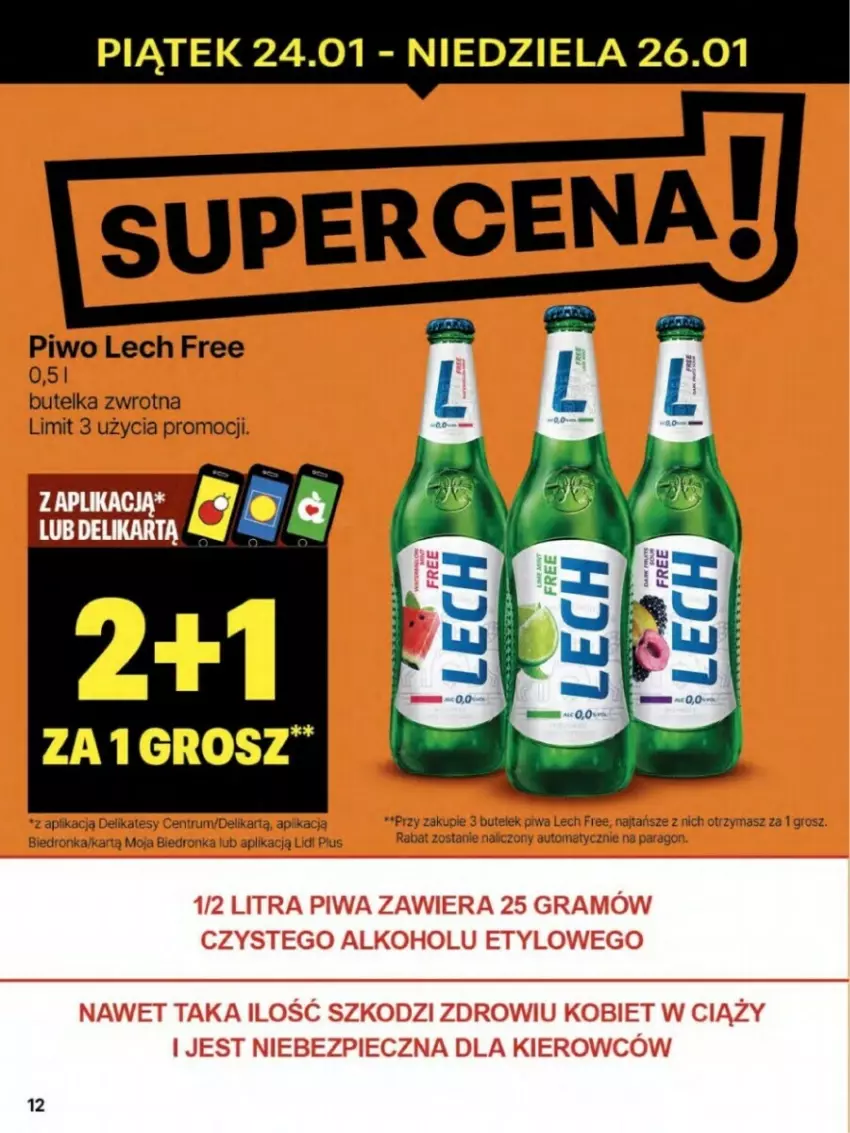 Gazetka promocyjna Delikatesy Centrum - ważna 23.01 do 29.01.2025 - strona 4 - produkty: Gra, Piec, Piwa