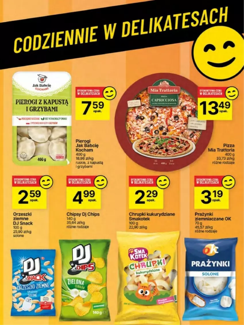 Gazetka promocyjna Delikatesy Centrum - ważna 23.01 do 29.01.2025 - strona 49 - produkty: Chipsy, Chrupki, Kapustą, Koc, Kotek, Pizza, Smakotek