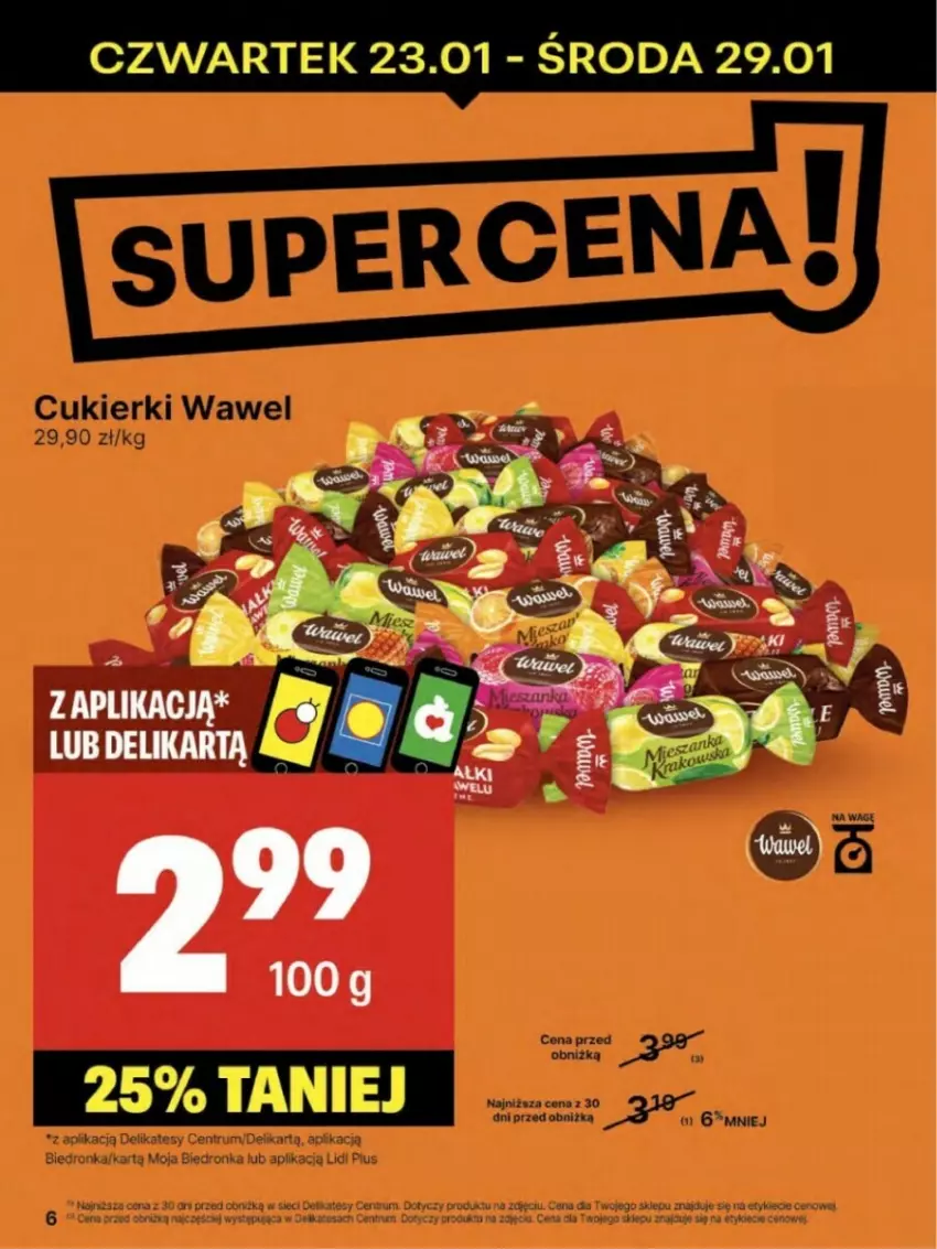 Gazetka promocyjna Delikatesy Centrum - ważna 23.01 do 29.01.2025 - strona 54 - produkty: Cukier, Cukierki, Mola, Rum, Wawel