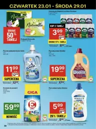 Gazetka promocyjna Delikatesy Centrum - Gazetka - ważna od 29.01 do 29.01.2025 - strona 32 - produkty: Płyn do prania, Naturell, Róża, Proszek do prania, Woolite, Płyn do płukania, Chusteczki, Podpaski, Naturella
