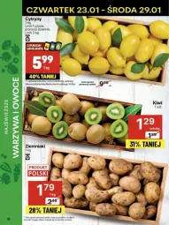 Gazetka promocyjna Delikatesy Centrum - Gazetka - ważna od 29.01 do 29.01.2025 - strona 8 - produkty: Warzywa, Rum, Warzywa i owoce, Cytryny, Ziemniaki, Owoce