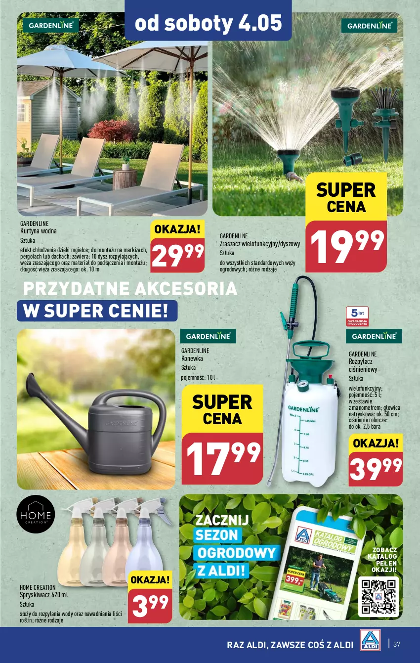 Gazetka promocyjna Aldi - Pełna oferta - ważna 29.04 do 04.05.2024 - strona 37 - produkty: Konewka, Markiza