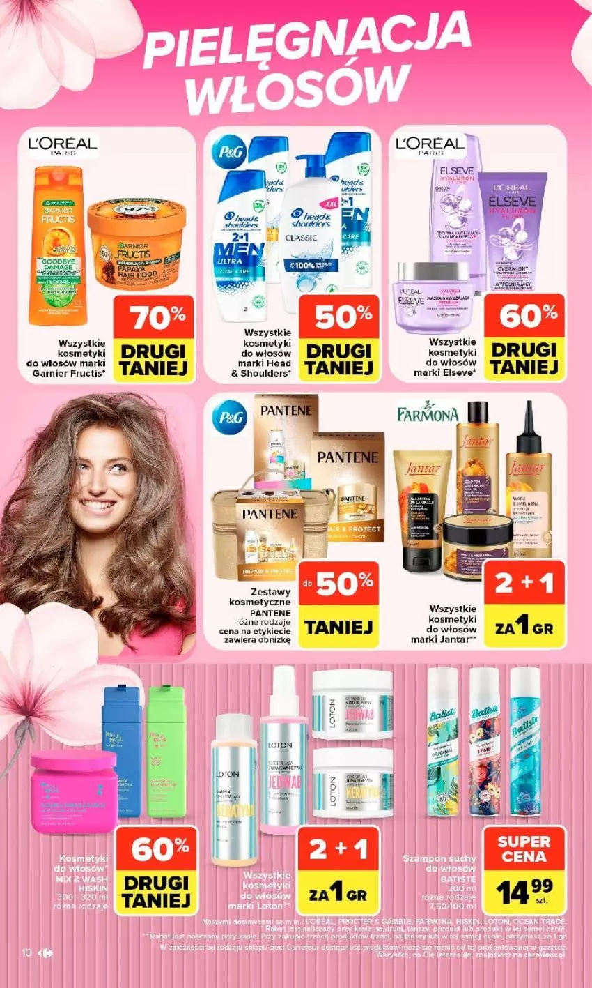 Gazetka promocyjna Carrefour - Gazetka Carrefour w SUMIE siebie znasz najlepiej - ważna 07.09 do 19.09.2026 - strona 10 - produkty: Elseve, Fa, Fructis, Garnier, Pantene, Por, Portal, Ser