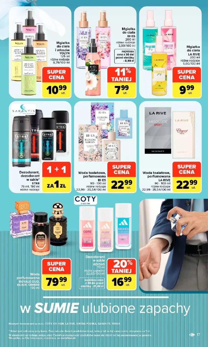 Gazetka promocyjna Carrefour - Gazetka Carrefour w SUMIE siebie znasz najlepiej - ważna 07.09 do 19.09.2026 - strona 17 - produkty: Dezodorant, Kret, La Rive, Perfum, Por, Sport, Woda, Woda toaletowa