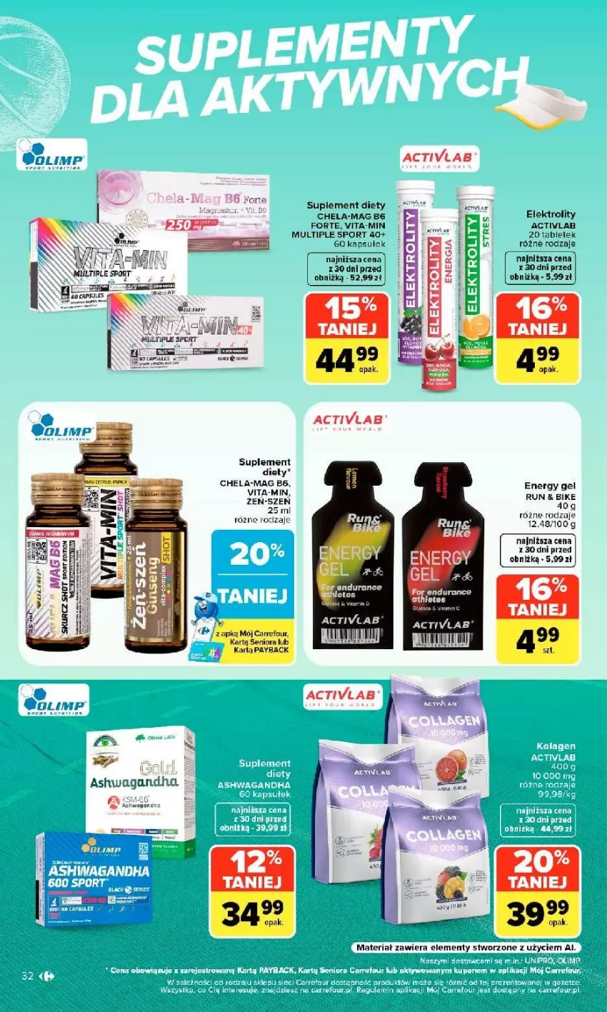 Gazetka promocyjna Carrefour - Gazetka Carrefour w SUMIE siebie znasz najlepiej - ważna 07.09 do 19.09.2026 - strona 32 - produkty: Fa, Gin, Koc, Por, Sport, Tablet, Vita-Min