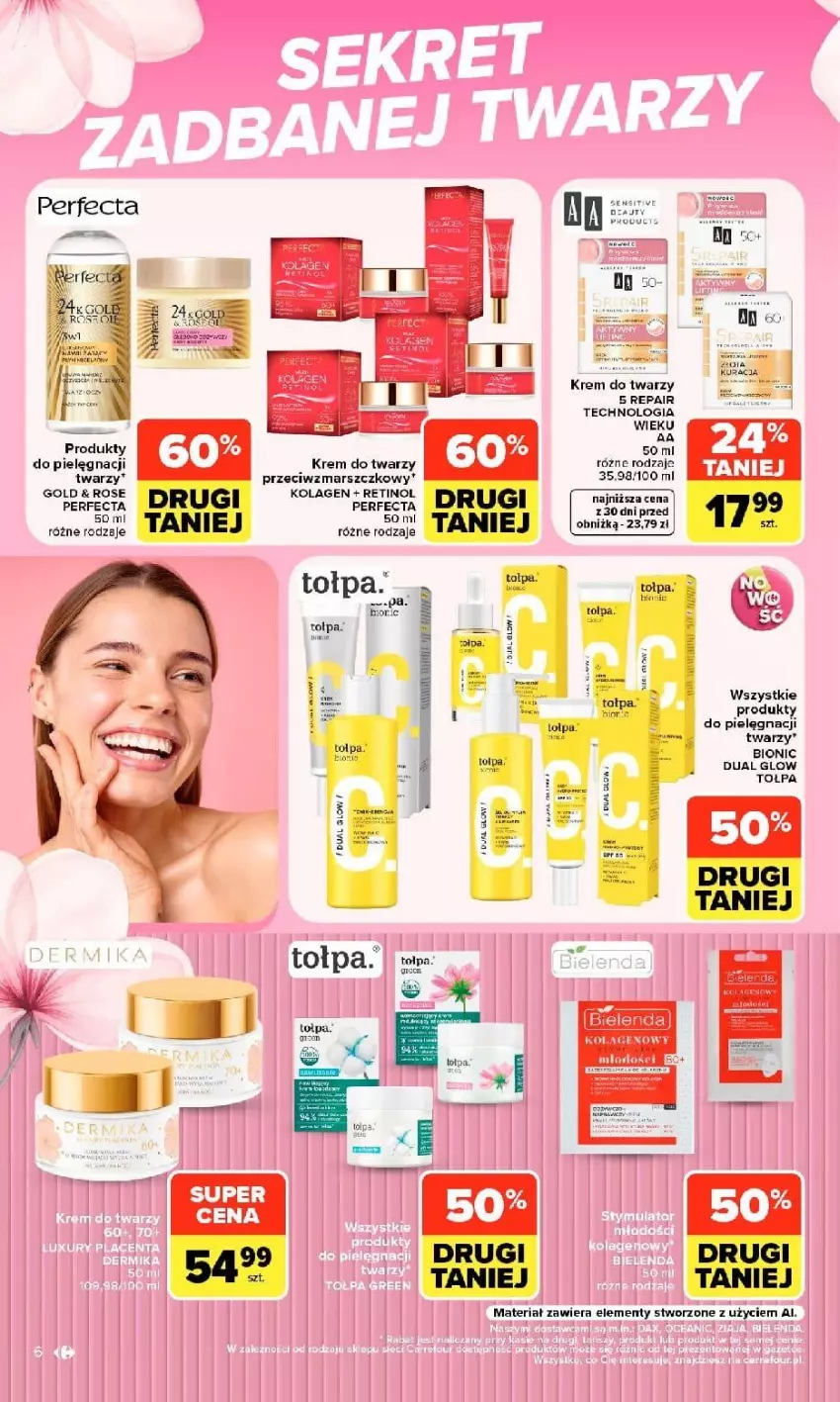 Gazetka promocyjna Carrefour - Gazetka Carrefour w SUMIE siebie znasz najlepiej - ważna 07.09 do 19.09.2026 - strona 6 - produkty: Fa, Gry, Kolagen, Krem do twarzy, LG, Mars, Perfecta, Tołpa
