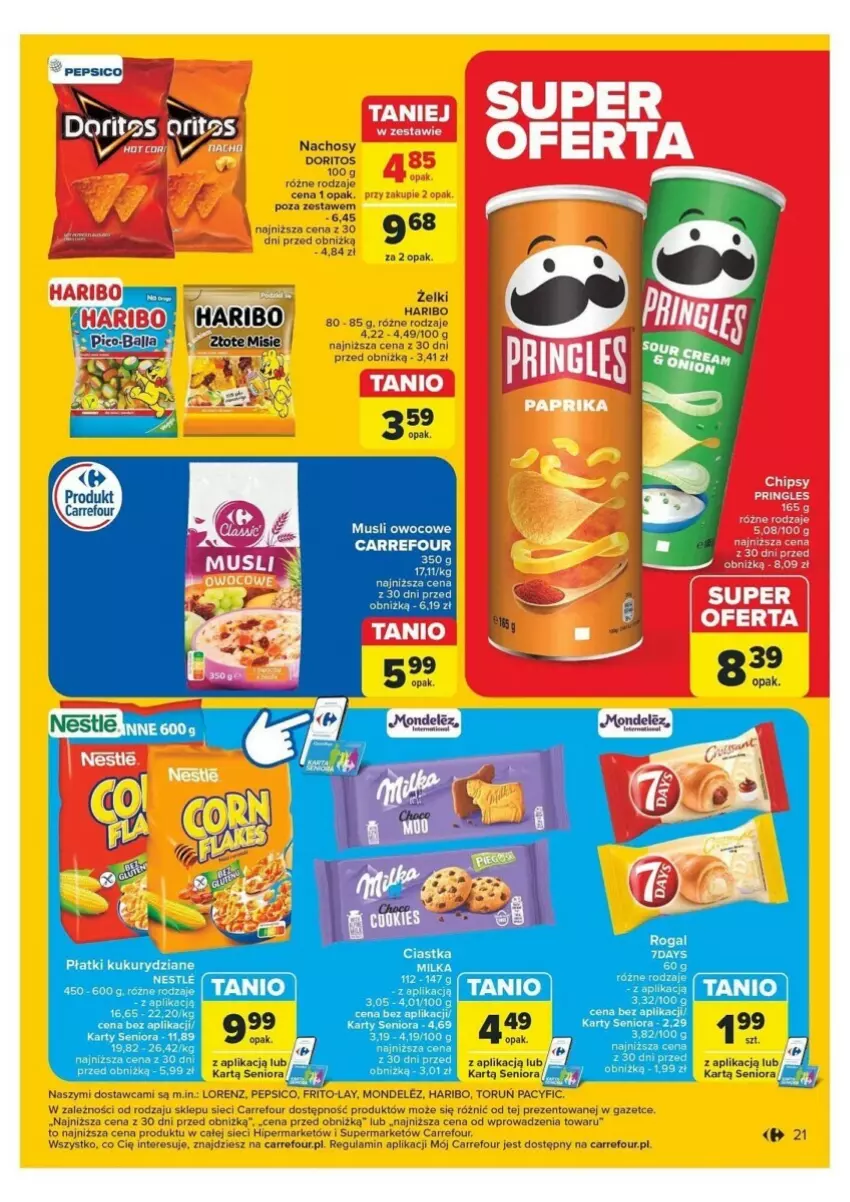 Gazetka promocyjna Carrefour - ważna 12.11 do 16.11.2024 - strona 14 - produkty: Fa, Haribo, Lorenz, Milka, Mus, Pepsi