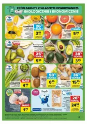 Gazetka promocyjna Carrefour - Gazetka - ważna od 16.11 do 16.11.2024 - strona 41 - produkty: Cytryny, Kiwi, Siatka, Gruszki, Grejpfrut, Imbir