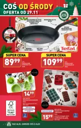 Gazetka promocyjna Aldi - Artykuły przemysłowe i tekstylia - Gazetka - ważna od 02.12 do 02.12.2023 - strona 4 - produkty: Piec, Por, Forma do pieczenia, Tefal, Tytan, Patelnia, Fa