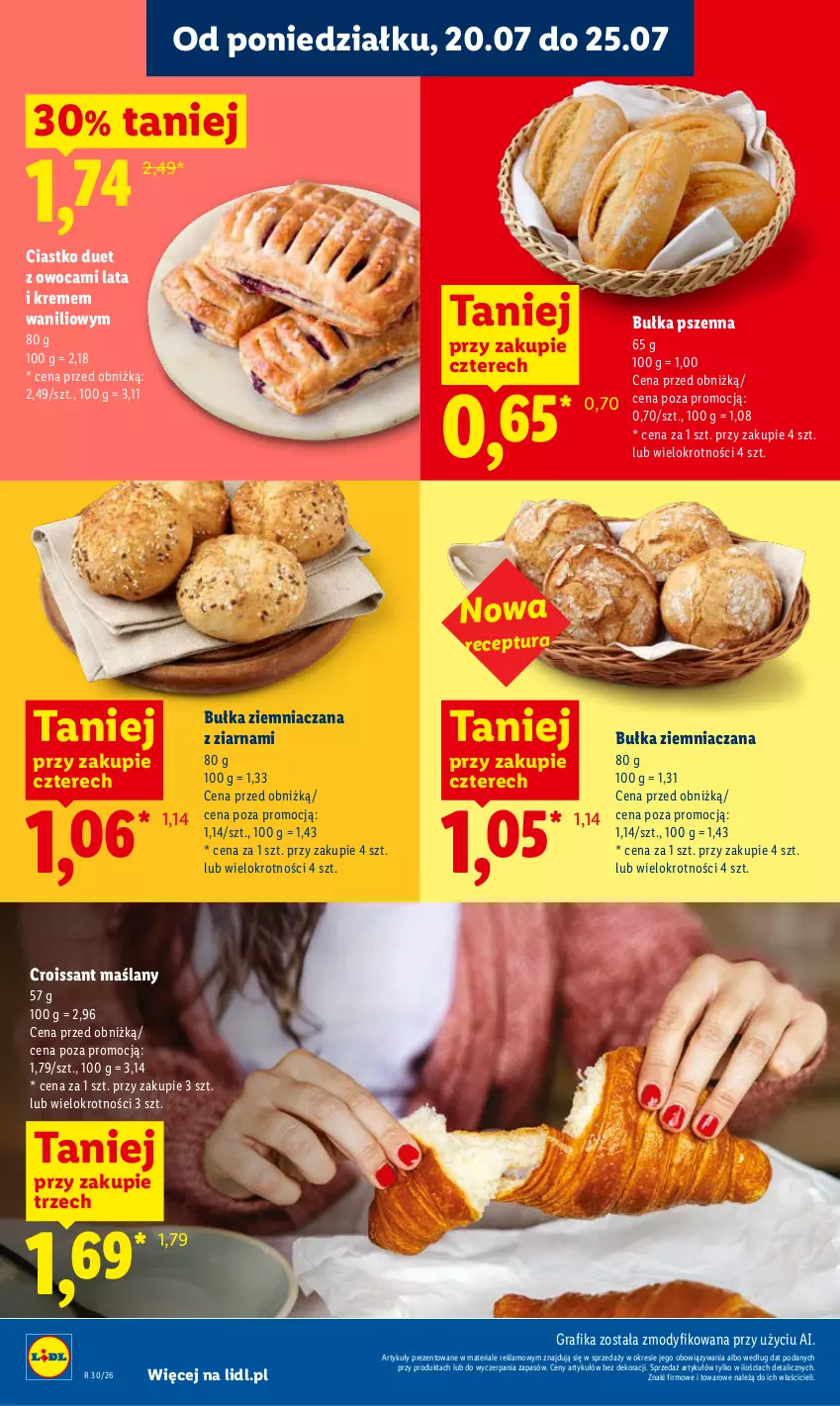Gazetka promocyjna Lidl - Gazetka ważna od 20.07 do 22.07 - ważna 20.07 do 22.07.2026 - strona 66 - produkty: Bułka, Croissant, Gra, Grafika