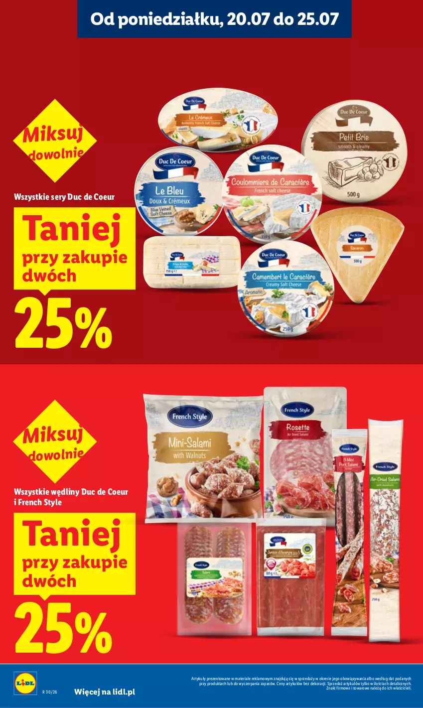 Gazetka promocyjna Lidl - Gazetka ważna od 20.07 do 22.07 - ważna 20.07 do 22.07.2026 - strona 8 - produkty: Ser