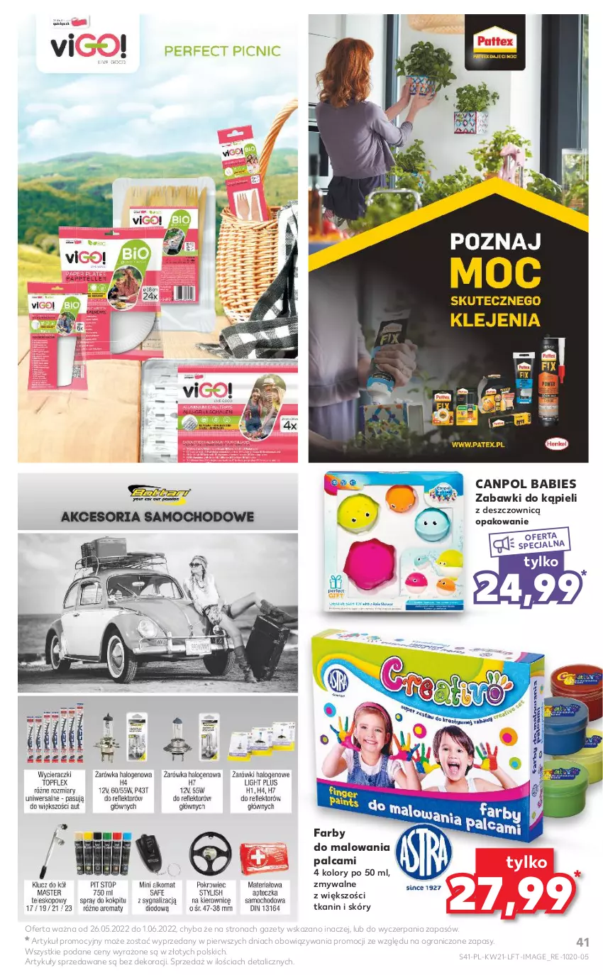 Gazetka promocyjna Kaufland - OFERTA TYGODNIA - ważna 26.05 do 01.06.2022 - strona 41 - produkty: Canpol, Fa, Gra