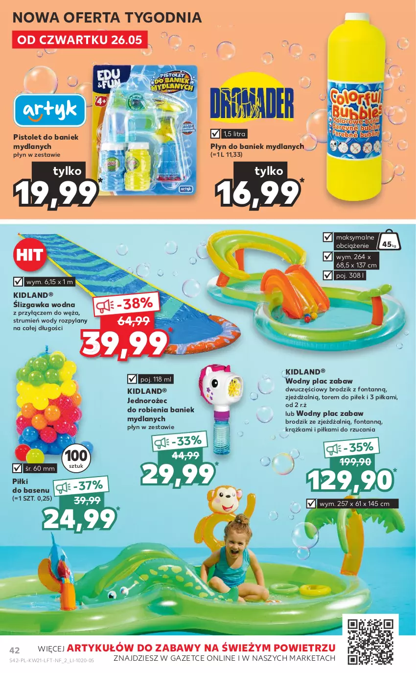 Gazetka promocyjna Kaufland - OFERTA TYGODNIA - ważna 26.05 do 01.06.2022 - strona 42 - produkty: Brodzik, Jednorożec, Pistolet, Rum