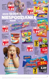 Gazetka promocyjna Kaufland - OFERTA TYGODNIA - Gazetka - ważna od 01.06 do 01.06.2022 - strona 21 - produkty: Nutella, Chupa Chups, Grześki, Mentos, Donut, Mamba, Guma rozpuszczalna, Nimm2