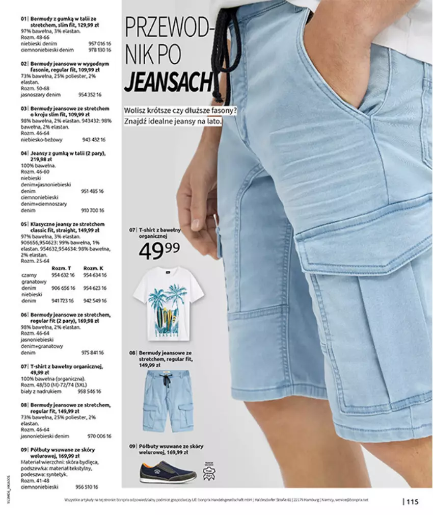 Gazetka promocyjna Bonprix - RELAKS NAD MORZEM - ważna 15.06 do 13.07.2026 - strona 117 - produkty: Bermudy, Buty, Fa, Gra, LG, Półbuty, Saga, Sony, Sos, Wełna