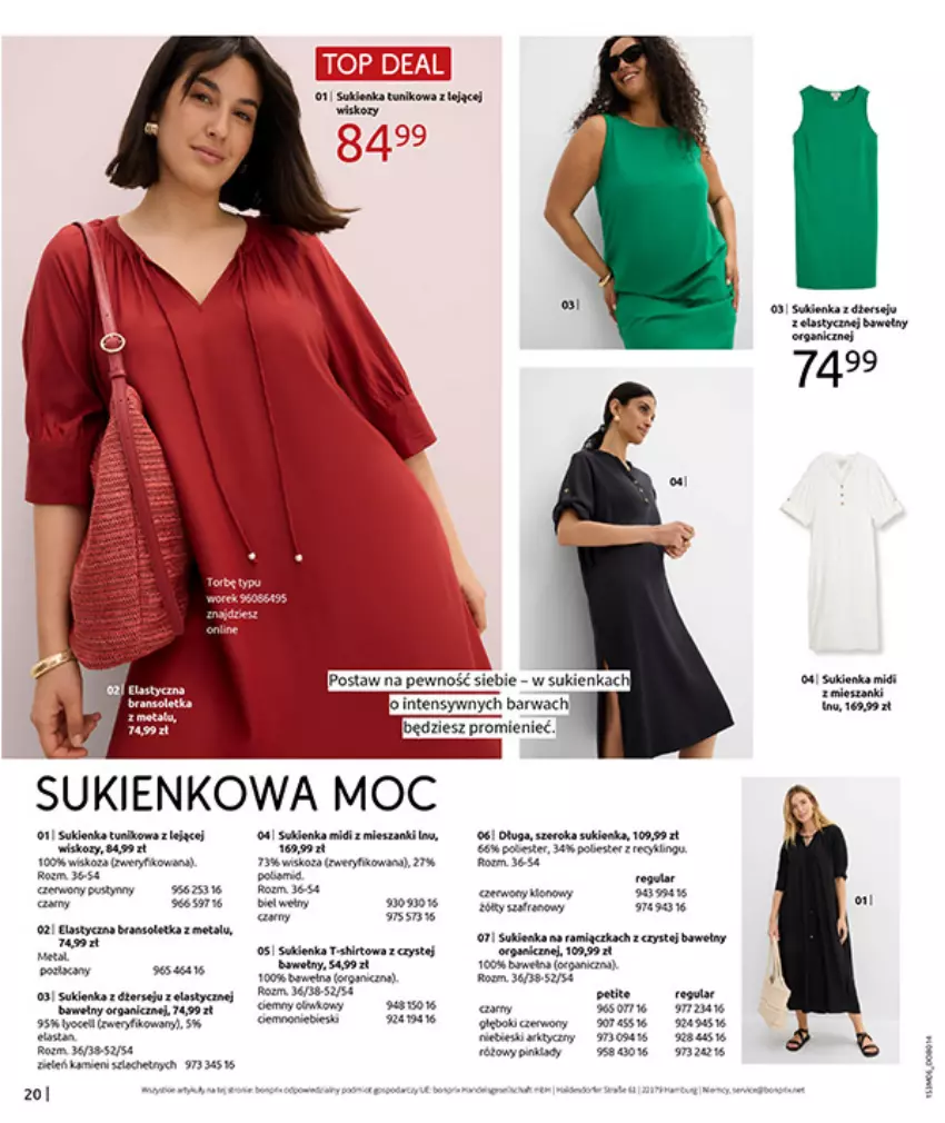 Gazetka promocyjna Bonprix - RELAKS NAD MORZEM - ważna 15.06 do 13.07.2026 - strona 22 - produkty: Fa, Kawa, Sukienka