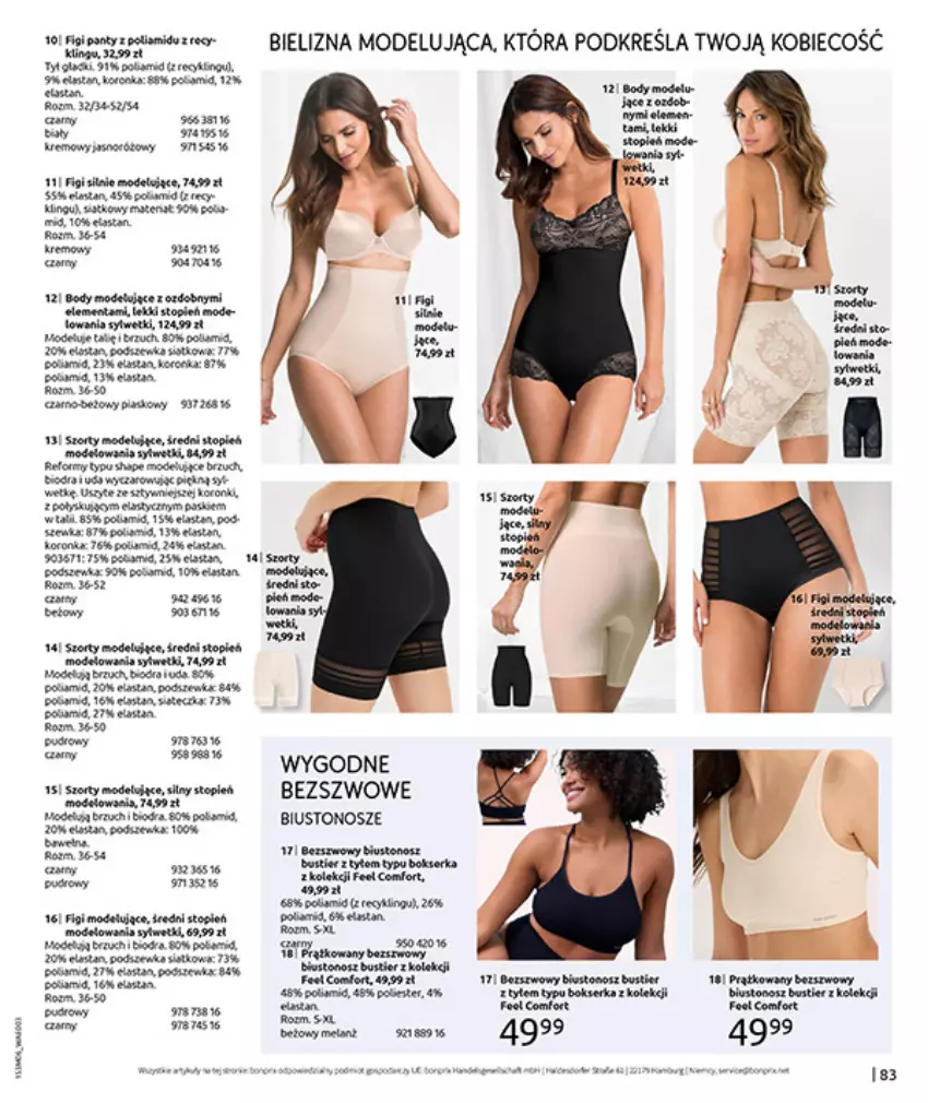 Gazetka promocyjna Bonprix - RELAKS NAD MORZEM - ważna 15.06 do 13.07.2026 - strona 85 - produkty: Bielizna, Biustonosz, Body, Fa, Figi, HP, Kiwi, LG, Moda, Ser, Top