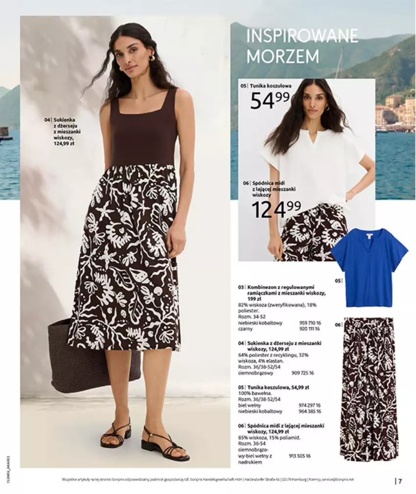 Gazetka promocyjna Bonprix - RELAKS NAD MORZEM - ważna 15.06 do 13.07.2026 - strona 9 - produkty: Fa, Rogal, Tunika