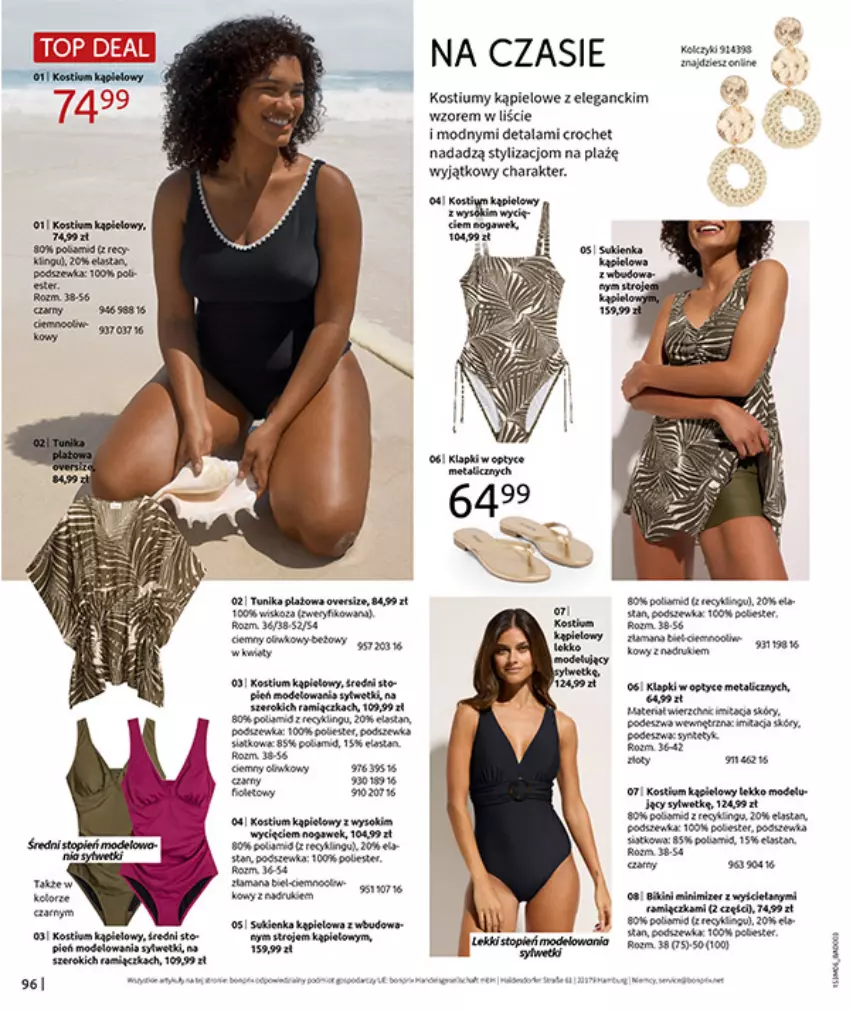 Gazetka promocyjna Bonprix - RELAKS NAD MORZEM - ważna 15.06 do 13.07.2026 - strona 98 - produkty: AEG, Bikini, Fa, Kostium, Moda, Sos, Tunika, Zlew