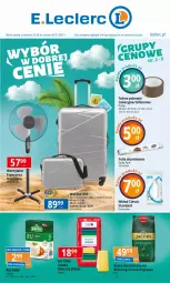 Gazetka promocyjna E Leclerc - Gazetka - ważna od 06.07 do 06.07.2024 - strona 1 - produkty: Walizka, Taśma pakowa, Folia aluminiowa