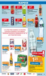 Gazetka promocyjna E Leclerc - Gazetka - ważna od 06.07 do 06.07.2024 - strona 19 - produkty: Piwa, Piwo, Nałęczowianka, Sok, Gra, Lemoniada, Coca-Cola, Tyskie, Tiger, Oranżada, Napój gazowany, Tymbark, Woda mineralna, Woda, Napój, Captain Jack, Nektar, Kokos, Hortex