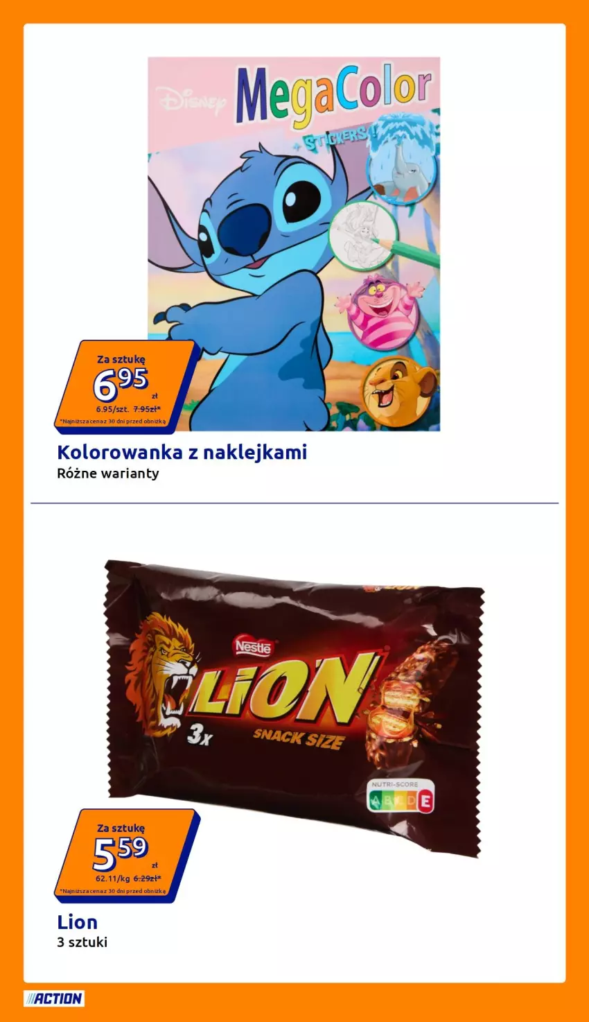 Gazetka promocyjna Action - Gazetka tydzień 44 2026 - ważna 28.10 do 03.11.2026 - strona 12 - produkty: Klej, Kolorowanka, Lion