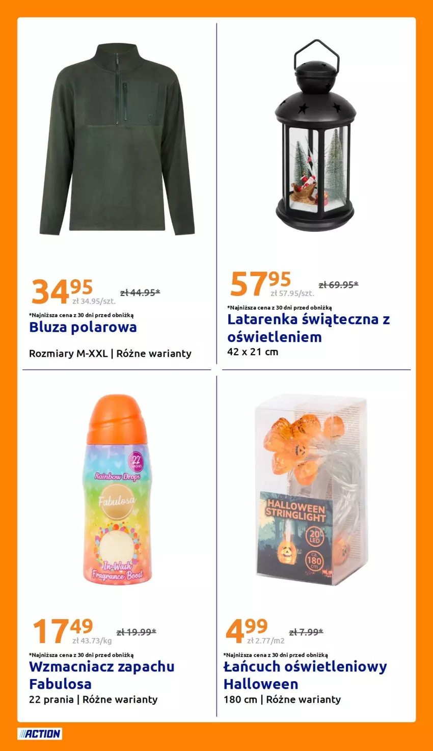 Gazetka promocyjna Action - Gazetka tydzień 44 2026 - ważna 28.10 do 03.11.2026 - strona 34 - produkty: Bluza, Bluza polarowa, Fa, Latarenka