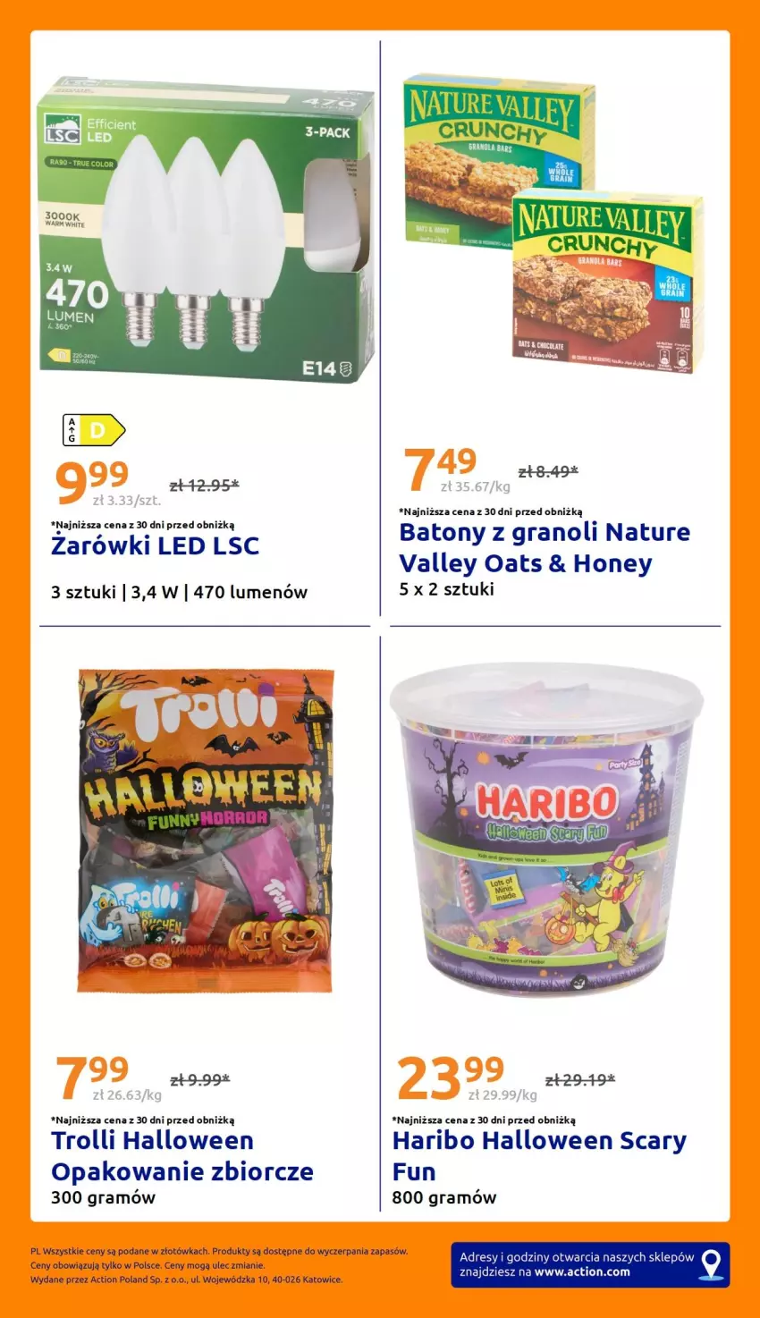 Gazetka promocyjna Action - Gazetka tydzień 44 2026 - ważna 28.10 do 03.11.2026 - strona 38 - produkty: Baton, Dres, Gra, Haribo