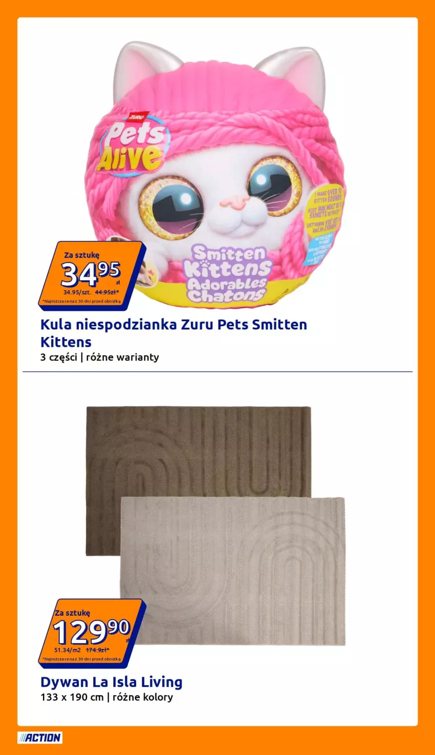 Gazetka promocyjna Action - Gazetka tydzień 44 2026 - ważna 28.10 do 03.11.2026 - strona 8 - produkty: Dywan, Isla