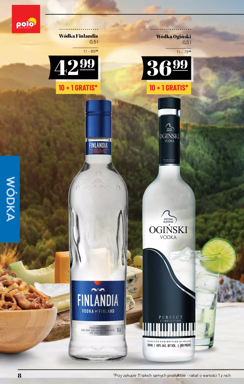 Gazetka promocyjna PoloMarket - Katalog alkoholi - ważna 13.08 do 26.08.2026 - strona 8 - produkty: Finlandia, Ogiński, Wódka