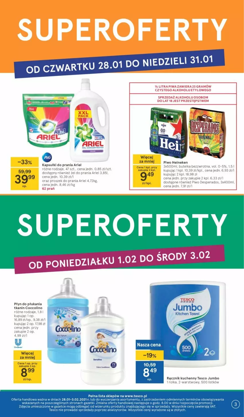 Gazetka promocyjna Tesco - Tesco gazetka - przyszły tydzień - ważna 28.01 do 03.02.2021 - strona 3