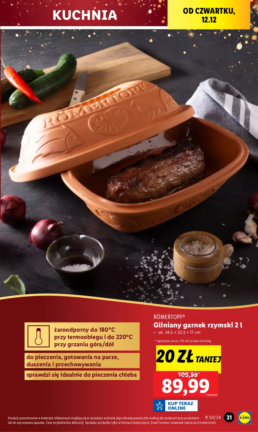 Gazetka promocyjna Lidl - GAZETKA - ważna 09.12 do 15.12.2024 - strona 33 - produkty: Chleb, Garnek, Kuchnia, Piec, Por, Top