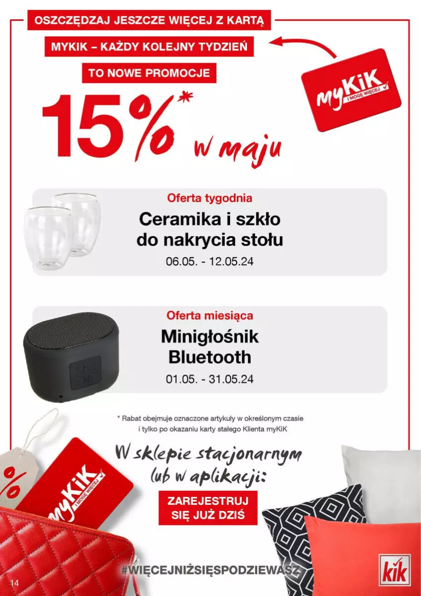 Gazetka promocyjna Kik - ważna 06.05 do 02.06.2024 - strona 6 - produkty: Głośnik, Głośnik bluetooth