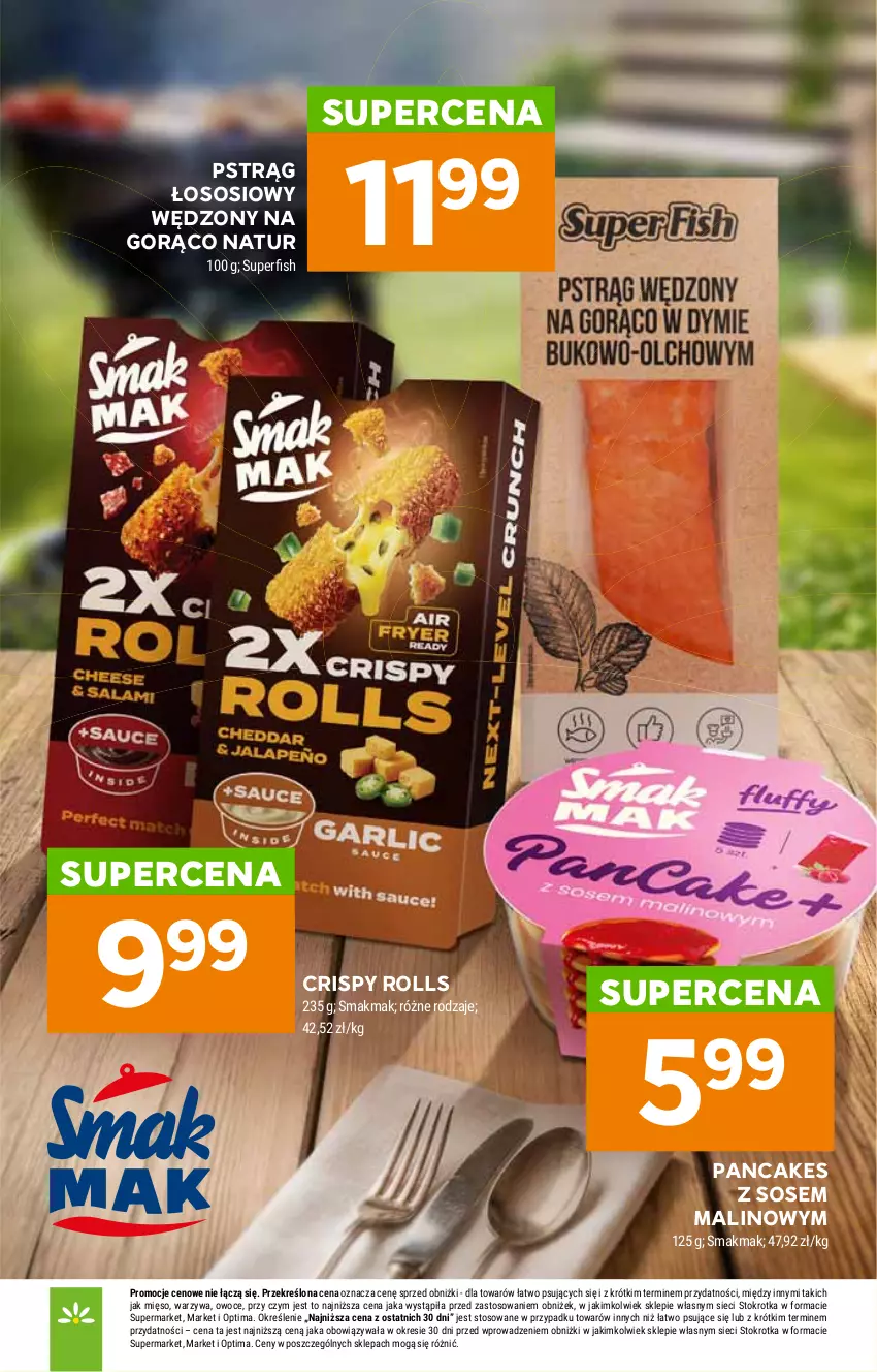 Gazetka promocyjna Stokrotka - Supermarket - ważna 20.08 do 26.08.2026 - strona 29 - produkty: HP, Pstrąg, Pstrąg łososiowy, Sos