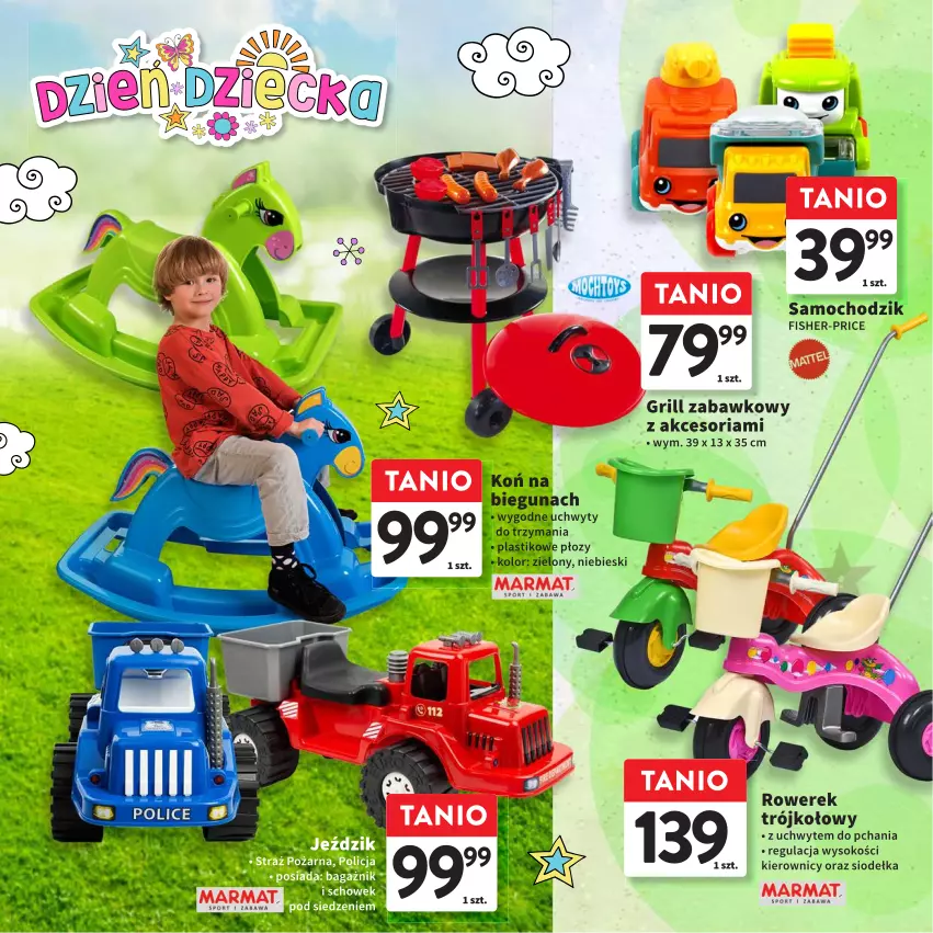 Gazetka promocyjna Intermarche - ważna 16.05 do 05.06.2024 - strona 2 - produkty: Fisher-Price, Grill, Por, Rower, Rowerek, Sok, Sport