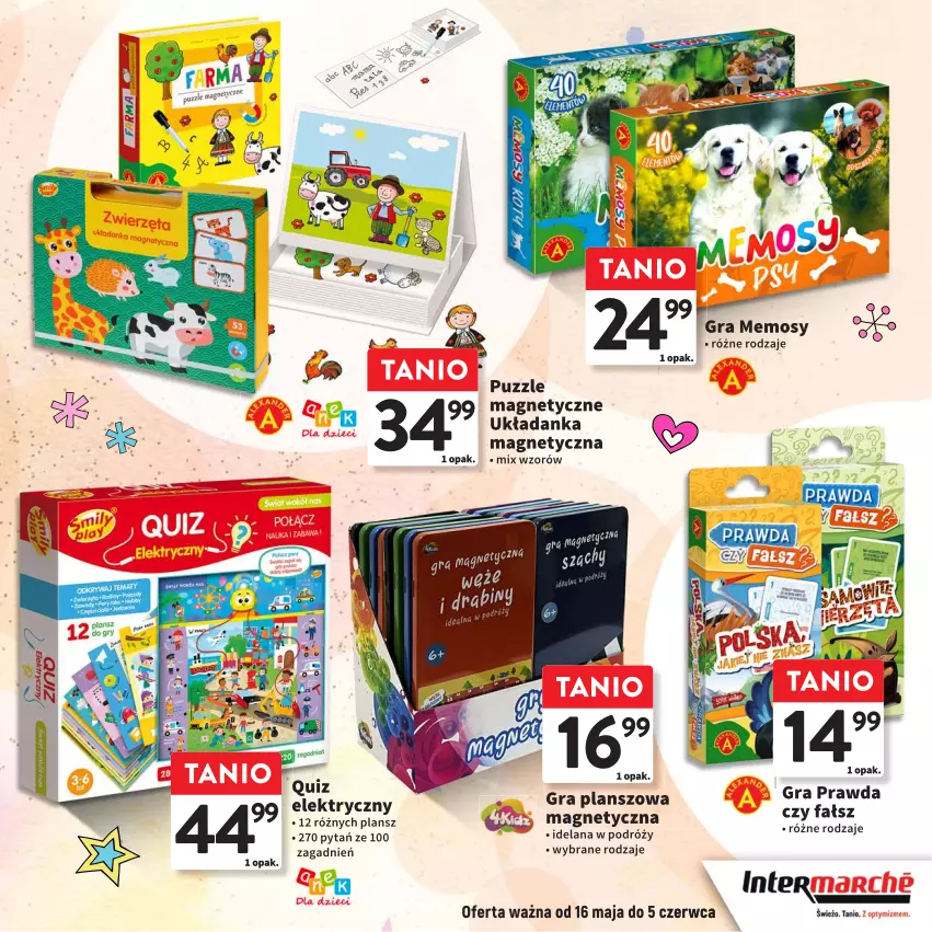 Gazetka promocyjna Intermarche - ważna 16.05 do 05.06.2024 - strona 9 - produkty: Gra, LANA, Puzzle, Układanka