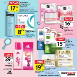 Gazetka promocyjna Intermarche - Gazetka - ważna od 05.06 do 05.06.2024 - strona 19 - produkty: Krem do twarzy, L'Biotica, Eveline, Neutrogena, Adidas, Maska do twarzy, Krem przeciwzmarszczkowy, Woda toaletowa, Mars, Peeling, Woda, Maska