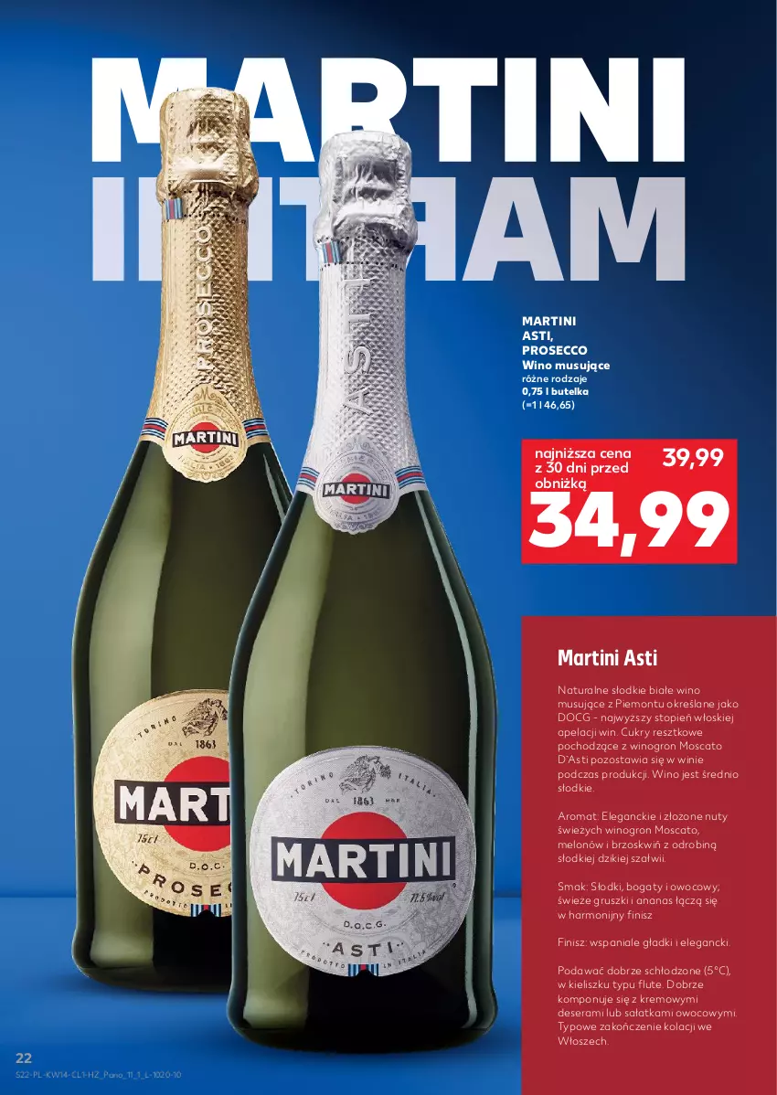 Gazetka promocyjna Kaufland - Barek Kauflandu - ważna 01.04 do 15.04.2026 - strona 22 - produkty: Ananas, Deser, Gruszki, Martini, Melon, Mus, Nuty, Prosecco, Sałat, Sałatka, Ser, Top, Wino, Wino musujące