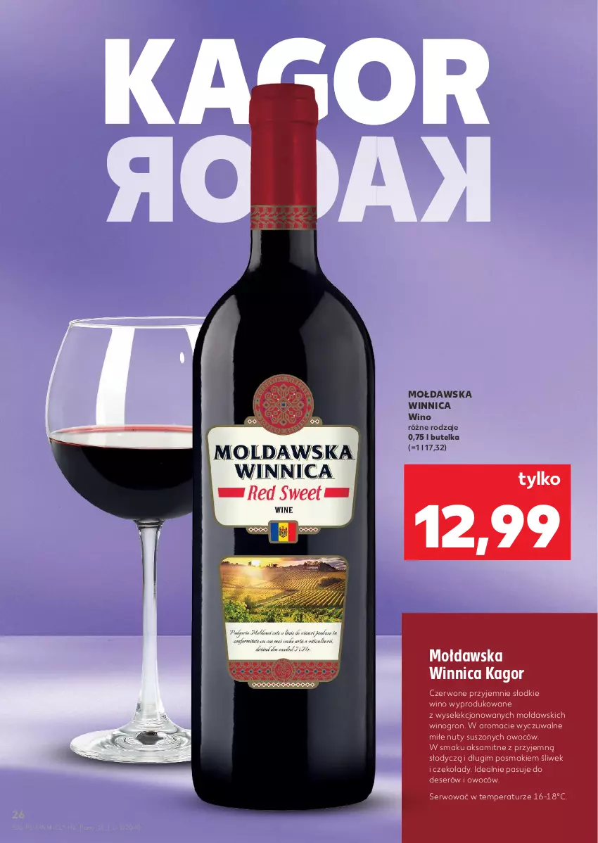 Gazetka promocyjna Kaufland - Barek Kauflandu - ważna 01.04 do 15.04.2026 - strona 26 - produkty: Aksam, Deser, Nuty, Ser, Wino
