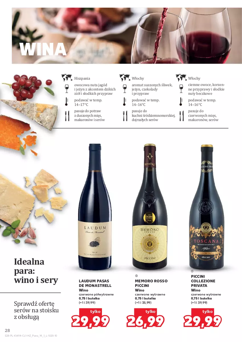 Gazetka promocyjna Kaufland - Barek Kauflandu - ważna 01.04 do 15.04.2026 - strona 28 - produkty: Makaron, Nuty, Owoce, Przyprawy, Ser, Wino, Wino czerwone