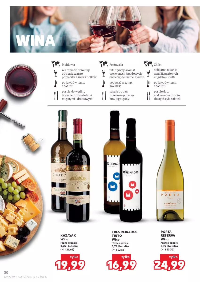 Gazetka promocyjna Kaufland - Barek Kauflandu - ważna 01.04 do 15.04.2026 - strona 30 - produkty: Makaron, Pasztet, Por, Sałat, Ser, Wino