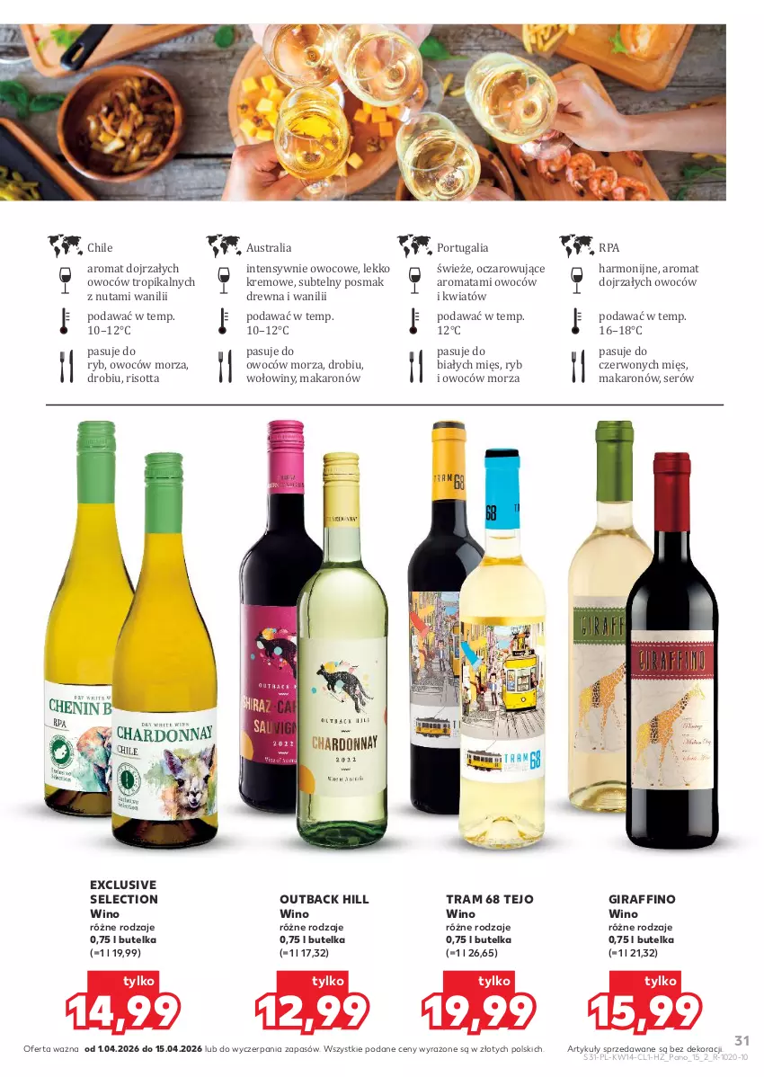 Gazetka promocyjna Kaufland - Barek Kauflandu - ważna 01.04 do 15.04.2026 - strona 31 - produkty: Makaron, Por, Ser, Wino